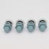 Roulettes grises pour portes de douche diamètre 23mm - AURLANE