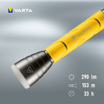 Lampe torche aluminium 235 Lumens SPORT avec piles - VARTA