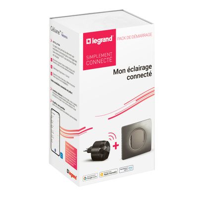 Pack de démarrage éclairage connecté Titane - Céliane with Netatmo LEGRAND