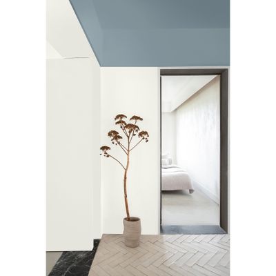 Peinture crème de couleur Blanc mat 0,5L - DULUX VALENTINE