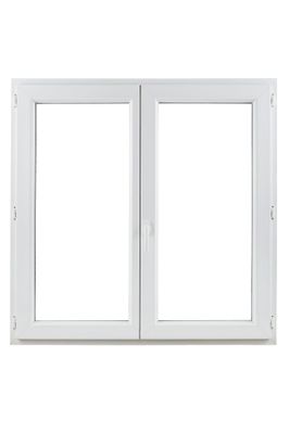 Fenêtre PVC 2 vantaux hauteur 135 x largeur 140 cm