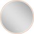 Miroir rond en bois lumineux D.90 cm Swann Wood MP GLASS