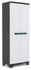 Armoire haute Linear grise et noire ABM