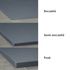 Receveur de douche 90x90 cm résine gris mat Econova - DURAVIT