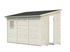 Abri de rangement mural en bois Mia - 6,3 m² hors-tout - Livraison à domicile incluse - PALMAKO