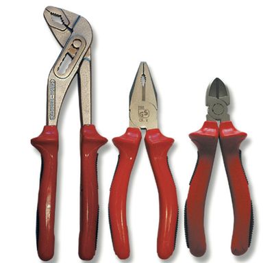 Jeu de 3 pinces gainées assorties - JP OUTILLAGE