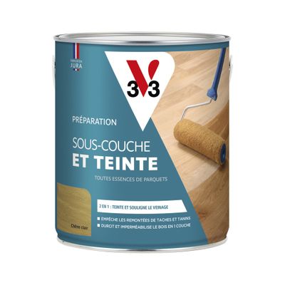 Sous-couche et teinte chêne clair 2,5 L  - V33