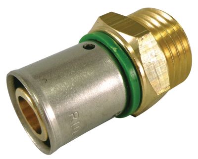 Manchon à sertir mâle 15/211/2 pour tube PER diamètre 13/16 mm