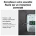 Ecran intérieur supplémentaire 7 pouces blanc pour visiophone WiFi - Easykit with Netatmo LEGRAND