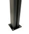 Kit poteau alu anthracite pour panneau brise vue Element - 75 x 75 x 1890 mm - OLG