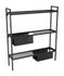 Etagère de balcon modèle 3 en acier graphite PROLOISIRS Livraison à domicile incluse