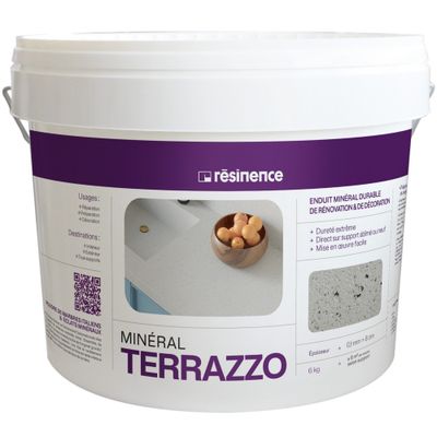 Enduit décoration Terrazzo Minéral 6 kg - RESINENCE