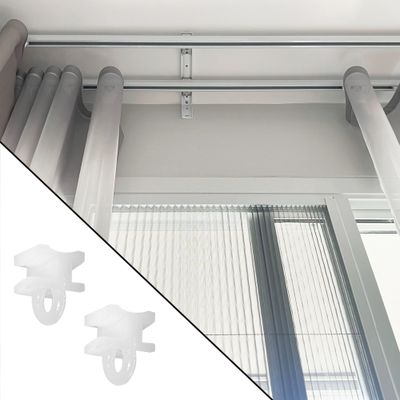 Glisseur pour rail 14 x 8 mm en PVC Finition Blanc par 10 - MOBOIS