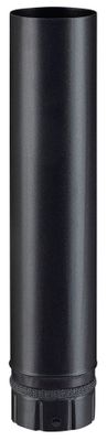 Tuyau de raccordement émaillé noir mat 50 cm diamètre 80 mm POUJOULAT