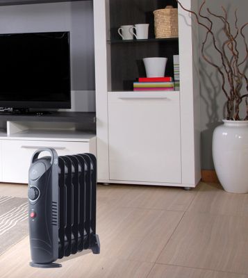 Radiateur bain d'huile électrique mobile mini BABY OIL 850W blanc - DREXON