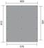 Carport double -  618 - 330 x 120 cm - toit en acier Livraison gratuite domicile WEKA