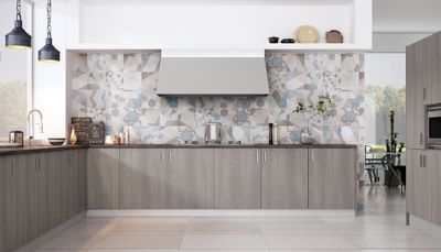 Joue de finition effet bois grisé pour demi-colonne Nature muratti-01 130 x 57 cm OFITRES