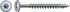 Vis tête disque Torx 8 x 100 mm par 50 SPAX