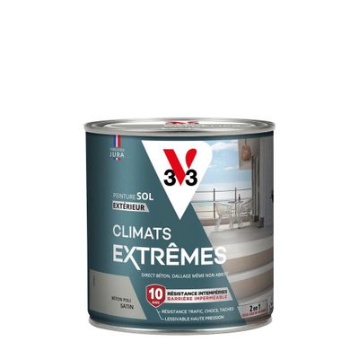 Peinture sols extérieurs climats extrêmes béton satiné 0,5 L - V33