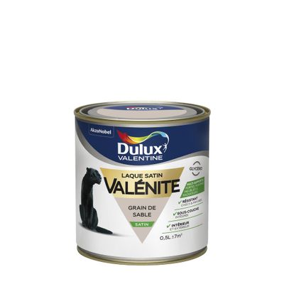 Peinture Laque Valénite Grain de Sable satin 0,5 L - DULUX VALENTINE