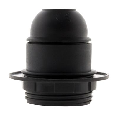 Douille électrique E27 plastique noir - ZENITECH
