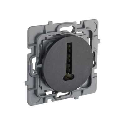 Prise téléphone noir Casual Evo - DEBFLEX