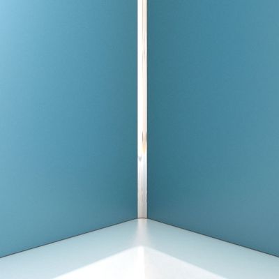 Profilé d'angle chrome pour panneaux muraux 210 cm - AURLANE