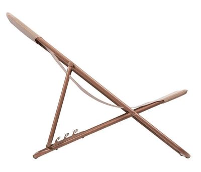 Transat de jardin pliant multi-positions orange Canyon MAXI TRANSAT - LAFUMA