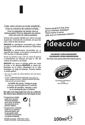 Colorant ultra-concentré pour peinture 100 ml vert frais 2046 RICHARD