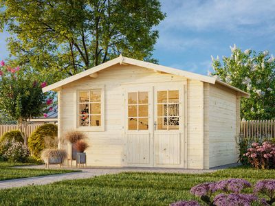 Pavillon de jardin en bois Klara - 15,4m², Livraison à domicile incluse - PALMAKO