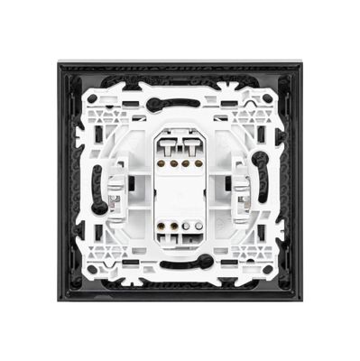 Interrupteur va-et-vient ou poussoir complet avec griffes Odace 2025 noir - SCHNEIDER ELECTRIC