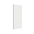 Paroi de douche latérale fixe 80x185 cm profilé chrome verre transparent 4 mm Primera - OCEA