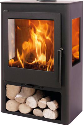 Poêle à bois 7* Flamme Verte CORAL PANADERO Livraison à domicile incluse