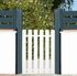 Portillon PVC VELAY l.1,00 x H.1,20 m blanc - MOREY