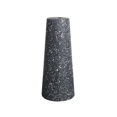 Douille électrique E27 métal effet béton noir - TIBELEC