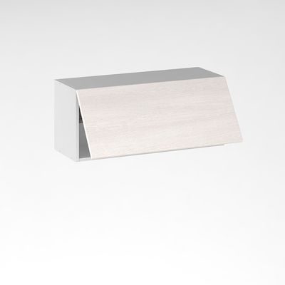 Porte transversale effet bois blanc pour meuble haut de cuisine Nature muratti-04 35 x 80 cm OFITRES