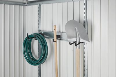 Rails et crochets pour abri de jardin et armoire Biohort Livraison à domicile incluse
