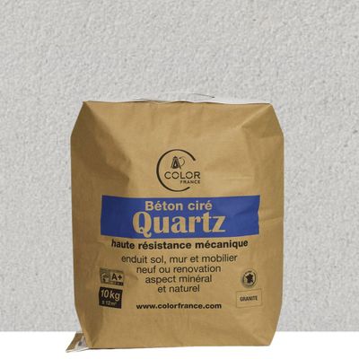 Béton ciré Quartz GRANIT  Sac 10kg - COLOR FRANCE