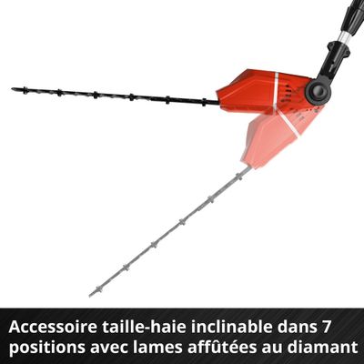 taille haie élagueuse avec batterie sur perche 18 V guide 20 cm GE-HC EINHELL