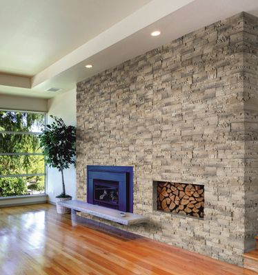 Parement mural intérieur/extérieur neo MOUNTAIN RIDGE 37 x 10 cm paquet de 0.72 m² MODULO