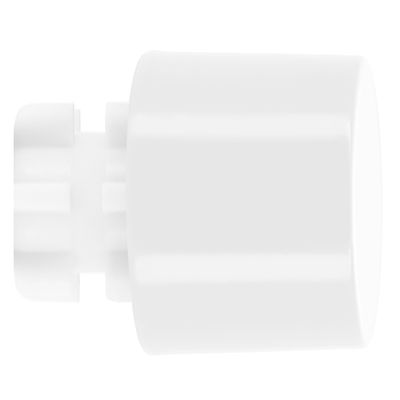 Embout déco bouchon en métal diam 20 mm Finition Blanc brillant par 2 - MOBOIS