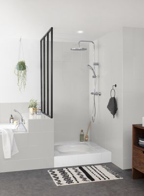 Peinture de rénovation pour salle de bain voile de coton finition satinée 0,75L - V33