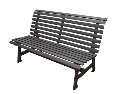 Banc de jardin SQUARE aluminium graphite 150 cm, Livraison à domicile incluse - PROLOISIRS