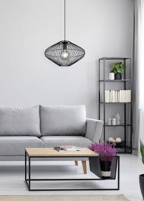 Suspension E27 Cobain noir 40W - REALITY