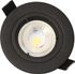 Spots LED encastrables GU10 lumière blanc chaud Noir par 3 - Saphyr ARLUX