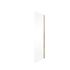Paroi de douche latérale fixe pour porte pivotante 80x192 cm profilé or verre transparent 5 mm NewStyle - SCHULTE