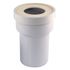 Pipe WC courte droite mâle - FITT