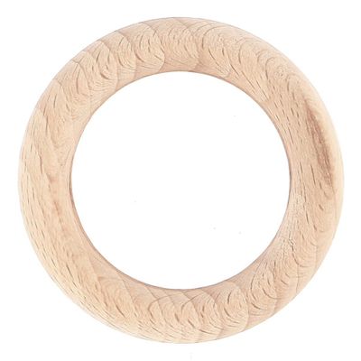 Anneaux en bois diam 56 mm Finition Bois par 10 - MOBOIS