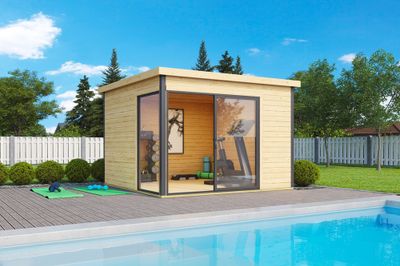 Abri de jardin en bois Domeo 1 8,48 m² LASITA MAJA Livraison à domicile incluse