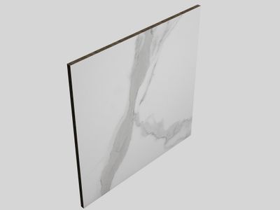 Crédence de cuisine effet marbre blanc L 3000 x l 640 x Ep 9 mm FAB